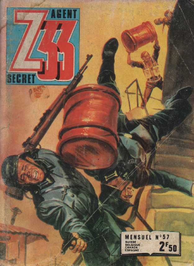 Scan de la Couverture Z 33 Agent Secret n 57